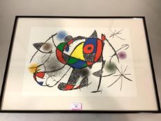 Joan Miro (Spanish, 1893-1983), Composition No. 1 from 