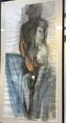 •Katayoun Pasban Dowlatshahi (British/Iranian, b. 1967), Study of a Full Length Female Nude,