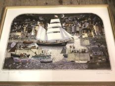 Graham Clarke, Fair-ye-well, limited edition print 107/300, signed bottom right, measures 34cm x
