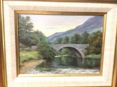 Andrew Welch, The Sma Glen, oil, signed bottom left, measures 17cm x 23cm