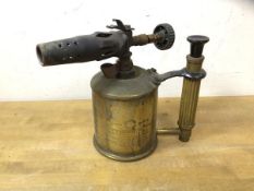 A max Sievert Swedish blow torch inscribed to side Max Sievert Stockholm, the handled marked Type