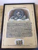J N Bamthrom, The Willow Pattern, mixed media, signed bottom right, measures 37cm x 26cm
