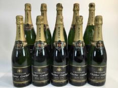 Champagne - ten bottles, Charles Courbet Speciale Cuvee