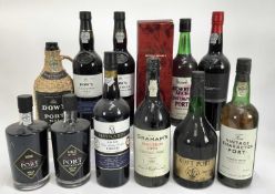 Port - twelve bottles, assorted to include Dow's, Croft, Graham's and others