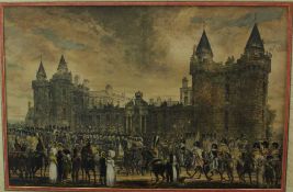 After William Turner, The Arrival of George IV at Holyrood