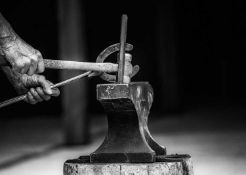 Jayne Odell black and white photographic print, 'The anvil', 100cm x 71cm