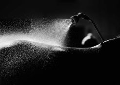 Jayne Odell black and white photographic print, 'Sprinkler', 80cm x 57cm