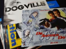 CINEMA POSTERS: all rolled, all modern, titles include '007 Die Another Day', 'Dogville' ETC (