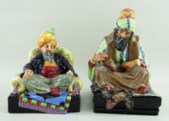 TWO ROYAL DOULTON BONE CHINA FIGURES, comprising 'Cobbler' HN1706 , 'Abdullah' HN2104 (2)