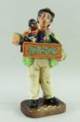 ROYAL DOULTON BONE CHINA FIGURE,'Organ Grinder' HN2173 Provenance: deceased estate Neath Port