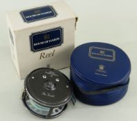 FISHING: HARDY BROTHERS OF ALNWICK 'THE ZENITH' FISHING REEL in grey alloy, complete with outer