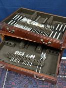 SILVER 'KINGS' PATTERN PART TABLE SERVICE, C. Robathon & Sons, Birmingham 1978, comprising 6 table