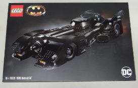 LEGO: MODERN MINT & BOXED #76139 DC 1989 BATMOBILE, box 58 x 16 x 37.5cms Comments: sealed and