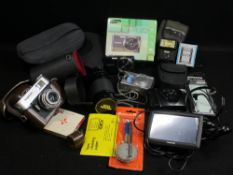 VINTAGE & LATER CAMERAS, associated goods, Tom Tom sat nav ETC