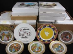 COLLECTOR'S PLATES, a good mixed quantity, forty plus pieces including a set of twelve 1970's