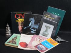 EASTERN & ORIENTAL COLLECTABLES GROUP to include a silvered figure of Buddha 'Shakyamuni', 16cms