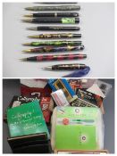 MECHANICAL PENCILS, VINTAGE (10) - assorted, nine with marble effect and one black Conway Stewart