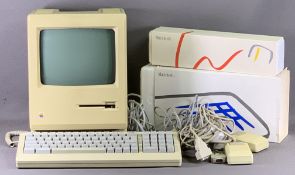 APPLE MACINTOSH PLUS 1MB COMPUTER & ASSOCIATED EQUIPMENT, Apple printer, Topline topdrive and a