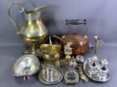 COPPER, BRASSWARE & EPNS, an assortment