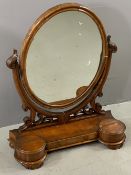 DUCHESS STYLE SWING DRESSING TABLE MIRROR with base drawer, 90cms H, 73cms W, 28cms D