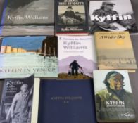 SIR KYFFIN WILLIAMS THEMED BOOKS (9 - none of which are signed by the artist) including 'A Wider