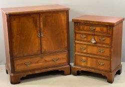 LOUNGE FURNITURE (2) - classically presented entertainment cabinets - TV - 100cms H, 90cms W,