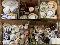 CHINA, GLASSWARE & POTTERY - a large assortment including commemorative ware, Portmeirion ETC (