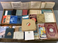 WRITTEN MUSIC SHEETS, very large quantity of old and contemporary, also a small parcel of