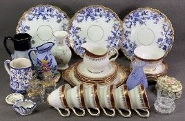 ASSORTED CHINA, GLASSWARE & TEAWARE