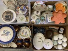 CHINA & POTTERY ASSORTMENT to include Quimper, copper lustre, Worcester and others