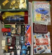 DIECAST MODEL VEHICLES - British motoring classics of the 1960s Commemorative Gold Plated Limited