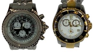 BELMAR GENEVE LIMITED EDITION WATCHES (2) to include a B-5021 Atlantic chronograph in stainless