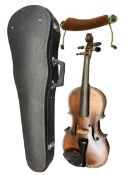 CHILD'S VIOLIN - in a hard case