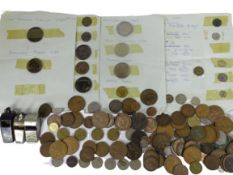 VINTAGE & LATER COIN COLLECTION, two Acme Thunderer whistles, one stamped 'LMS' and one other, the