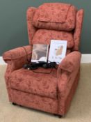 LIFT & RECLINE COSY ARMCHAIR, 106cms H, 53cms W, 46cms D E/T