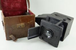 DALLMEYER QUARTER PLATE 'SOHO PRESS' REFLEX CAMERA, with Dallmeyer 6
