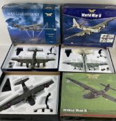 THREE CORGI 1:72 SCALE MODELS OF WWII AIRCRAFT, ltd edns, comprising Avro Lancaster B.1 bomber,