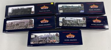 FIVE BACHMANN BRANCH LINE 00 GAUGE STEAM LOCOMOTIVES, comprising 31-175 Jubilee Calss 45611 Hong