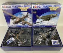 TWO CORGI 1:72 SCALE MODELS, of Douglas C-47 Skytrain, ltd edn Aviation Archive, '42-100646' 439th