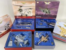 FOUR CORGI 1:72 SCALE MODELS OF POST WAR AIRCRAFT, ltd edns, comprising SH-3A Sea King 'Chink-69'