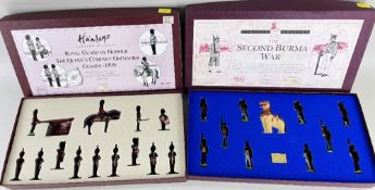 BRITAINS LIMITED EDITIONS: set 5296 The Second Burma War no. 1192/2500 and Hamley's set 0542 Royal