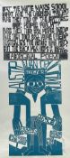 ‡ PAUL PETER PIECH two-colour lithograph