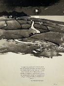 ‡ SIR KYFFIN WILLIAMS RA monochrome print