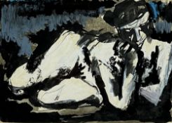 ‡ JOSEF HERMAN OBE RA gouache, watercolour and wax crayon