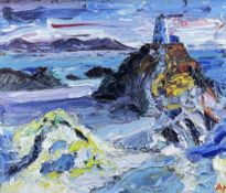 ‡ ALAN KNIGHT oil on board