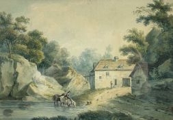 JOHN VARLEY watercolour