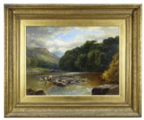 JAMES BURRELL SMITH oil on canvas