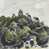 ‡ SIR KYFFIN WILLIAMS RA limited edition (12/20) colour print