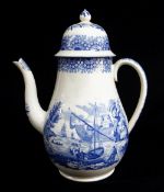 SWANSEA EARTHENWARE COFFEE-POT c.1797-1810