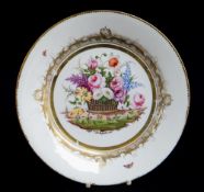 SWANSEA PORCELAIN BURDETT-COUTTS PLATE c.1815